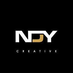 NDY Letter Initial Logo Design Template Vector Illustration
