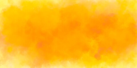 Abstract illustration orange and yellow mix color warm tone watercolour cool background textures design  