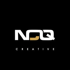 NCQ Letter Initial Logo Design Template Vector Illustration