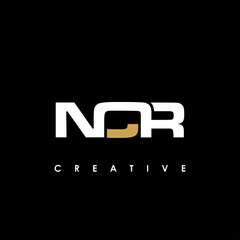 NCR Letter Initial Logo Design Template Vector Illustration