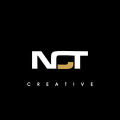 NCT Letter Initial Logo Design Template Vector Illustration