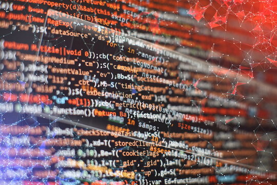 Software development. Computer science lesson. Mobile app building. Coworkers team in modern office.