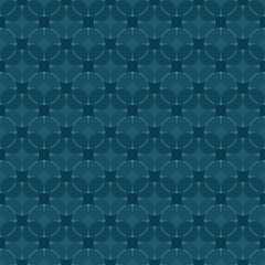 abstract circles. vector seamless pattern. blue repetitive background. fabric swatch. wrapping paper. continuous print. geometric shapes. design element for home decor, textile, apparel, cloth