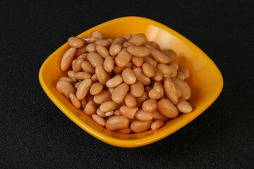 White beans kidney in the bowl