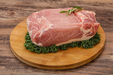 Pork meat piece for cooking
