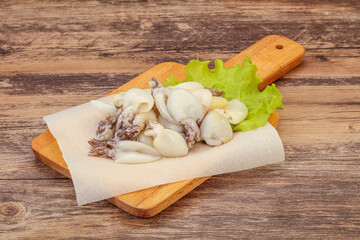 Raw seafood - cuttlefish for cooking