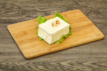 Greek traditional soft feta cheese