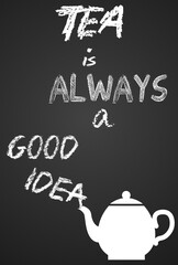 plakat herbata © nataliakania
