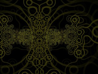 Imaginatory fractal background generated Image