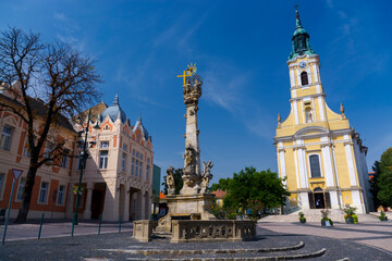 The Catholic temple of Szekszard in Hungary