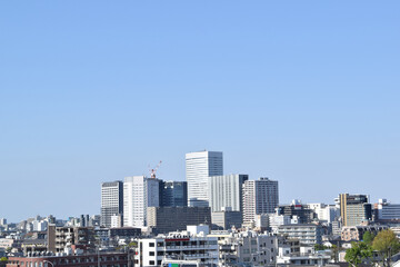 Fototapeta na wymiar Panorama of Omiya, Saitama City, Saitama Prefecture, Japan