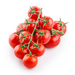 Fresh bunches of cherry tomatoes