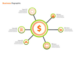 business infograpic design template. vector infographic . perfect for marketing, promotion, presentation design element
