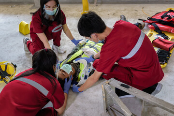 First aid for head injuries and Considered for all trauma incidents of worker in work, Loss of...