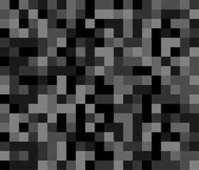 Fototapeta premium Abstract. Square geometric shapes pattern. black mosaic background. vector.