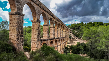 Obraz premium Ferreres Aqueduct, Spain