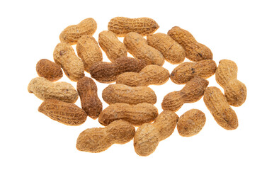 peanuts in shell isolated