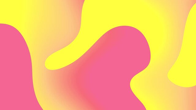 4K Seamless loop Bright modern abstract retro background with multicolored simple moving geometric shapes . Seamless loop