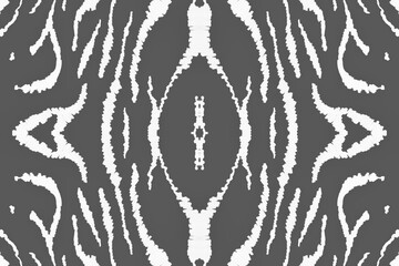 Seamless Zebra Pattern. Fashion African Texture. Watercolour Tiger Fur. White Camouflage Wallpaper. Gray Zebra Repeat. Abstract Safari Texture. Watercolor Wild Fur. Seamless Zebra Stripes.