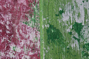 colorful painted old wooden texture background