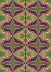 Abstract bright geometric pattern for design of tile tiles, textiles, websites. .