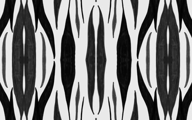 Seamless Zebra Pattern. Fashion Safari Design. Watercolour Tiger Fur. Gray Camouflage Background. Black Zebra Repeat. Abstract African Banner. White Camouflage Wallpaper. Seamless Zebra Stripes.