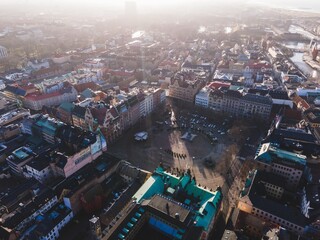 View of the city of Malmö in Sweden