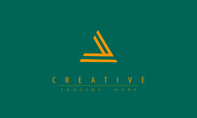 Creative Sports Logo design template, athletics type lettering concept.