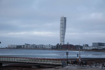 Fototapeta premium Turning Torso in Malmö in Skåne, Sweden