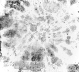 Tie Dye Background. Gray Batik Shirt. Ink Watercolor Kaleidoscope. Tie Die Circle Painting. Hippie Design. Abstract Art Roll. Dyed Artistic Texture. Heart Swirl Tie Dye Background.
