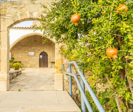 December 2020. Kellia, Larnaca District, Cyprus. Ayios Antonios Church in Kelli Cyprus