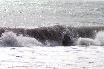 water flowing into the water