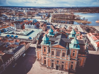 Kalmar Cathedral as seen in Småland, Sweden © chemistkane