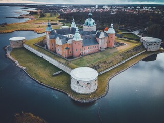 Kalmar Castle (Slott) as seen in Småland, Sweden © chemistkane