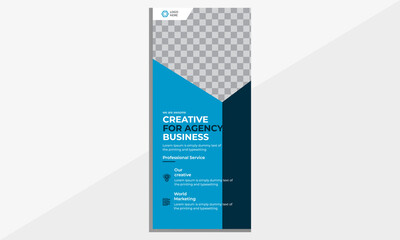 Modern business dl flyer templates design.