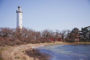 Långe Erik lighthouse in the north of Öland, Sweden © chemistkane
