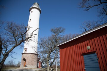 Långe Erik lighthouse in the north of Öland, Sweden © chemistkane