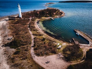 Långe Erik lighthouse in the north of Öland, Sweden © chemistkane