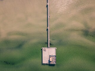 Köpingsvik Beach and Pier in Öland, Sweden © chemistkane