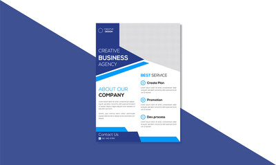 Business corporate flyer poster template