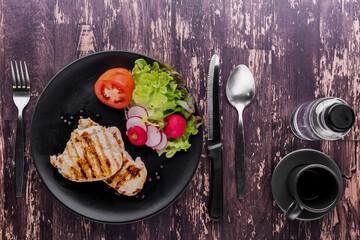 Black Pepper Pork Steak