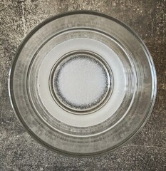 Water in a glass