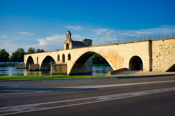 Fototapeta na wymiar Pont d'Avignon, Avignon, Provence, France, Europe