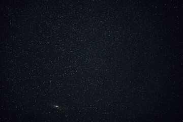 sky in the night with stars planets and comets