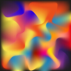 Abstract vector background. Colored mesh gradient. A modern template for decorating your design.