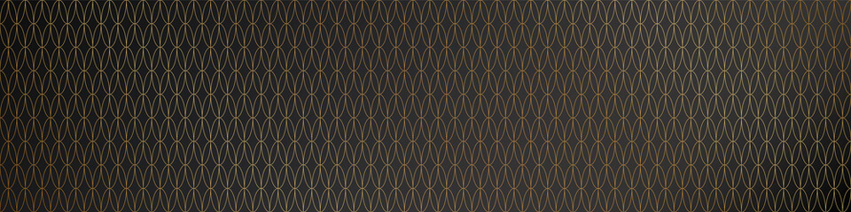 pattern with gold rounds on dark background
