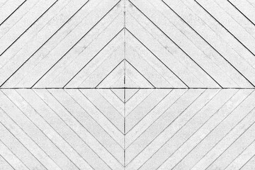Obraz premium Exterior white ceramic floor tile with line patterns