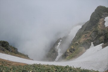 谷川岳登山の風景