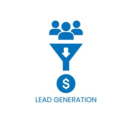 Lead Generation icon. Simple element illustration. Lead Generation concept symbol design. Can be used for web and mobile.