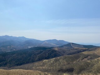 Naklejka premium mountains in the mountains